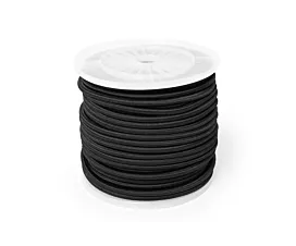 Tout - câbles élastiques Câble élastique en rouleau (10mm) - 80m - Noir - Standard